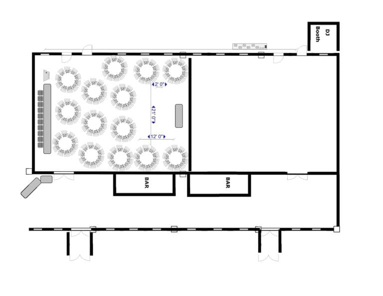 Ballroom Floorplans - The Station | LIUNA Events - Pre-configured ...